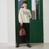 フロッキーロゴプリント裏毛スウェット | coen【women】 | 詳細画像8