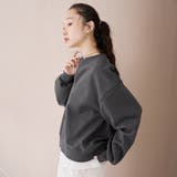 【REVERSE WARM】あったかハーフジッププルオーバー スウェット | coen【women】 | 詳細画像10 