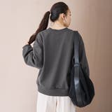 【REVERSE WARM】あったかハーフジッププルオーバー スウェット | coen【women】 | 詳細画像11 