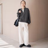 【REVERSE WARM】あったかハーフジッププルオーバー スウェット | coen【women】 | 詳細画像13 