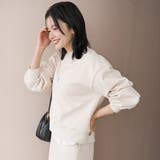 【REVERSE WARM】あったかハーフジッププルオーバー スウェット | coen【women】 | 詳細画像17 