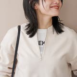 【REVERSE WARM】あったかハーフジッププルオーバー スウェット | coen【women】 | 詳細画像19 