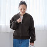 【REVERSE WARM】あったかハーフジッププルオーバー スウェット | coen【women】 | 詳細画像23 