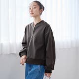 【REVERSE WARM】あったかハーフジッププルオーバー スウェット | coen【women】 | 詳細画像24 