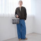 【REVERSE WARM】あったかハーフジッププルオーバー スウェット | coen【women】 | 詳細画像28 