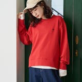 RED | 【POLO BCS(ポロ・ビーシーエス)別注】 裏毛スウェット | coen【women】