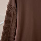 ケーブルニットドッキング切替裏毛スウェット1 | coen【women】 | 詳細画像11