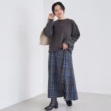 ケーブルニットドッキング切替裏毛スウェット2 | coen【women】 | 詳細画像6