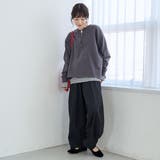 【セットアイテム】2wayヘンリーネック裏毛プルオーバー ボーダーロンTセット | coen【women】 | 詳細画像11 