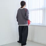 【セットアイテム】2wayヘンリーネック裏毛プルオーバー ボーダーロンTセット | coen【women】 | 詳細画像13 