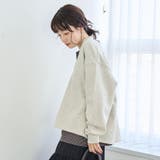 【セットアイテム】2wayヘンリーネック裏毛プルオーバー ボーダーロンTセット | coen【women】 | 詳細画像16 