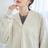 【セットアイテム】2wayヘンリーネック裏毛プルオーバー ボーダーロンTセット | coen【women】 | 詳細画像18 