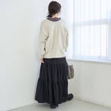 【セットアイテム】2wayヘンリーネック裏毛プルオーバー ボーダーロンTセット | coen【women】 | 詳細画像21 