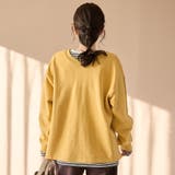 【セットアイテム】2wayヘンリーネック裏毛プルオーバー ボーダーロンTセット | coen【women】 | 詳細画像25 