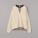 【セットアイテム】2wayヘンリーネック裏毛プルオーバー ボーダーロンTセット | coen【women】 | 詳細画像34