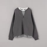 【セットアイテム】2wayヘンリーネック裏毛プルオーバー ボーダーロンTセット | coen【women】 | 詳細画像43