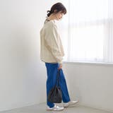 【セットアイテム】2wayヘンリーネック裏毛プルオーバー ボーダーロンTセット | coen【women】 | 詳細画像6 