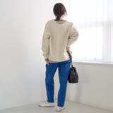 【セットアイテム】2wayヘンリーネック裏毛プルオーバー ボーダーロンTセット | coen【women】 | 詳細画像7 