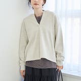 NATURAL | 【セットアイテム】2wayヘンリーネック裏毛プルオーバー ボーダーロンTセット | coen【women】