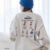 NATURAL | アソートロゴ裏毛スウェット | coen【women】