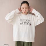 【MICKEY（ミッキー）/別注】ショート丈裏毛ロゴスウェット | coen【women】 | 詳細画像3 