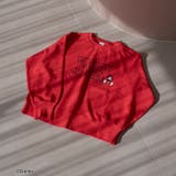 RED | 【MICKEY（ミッキー）/別注】ショート丈裏毛ロゴスウェット | coen【women】