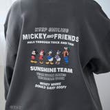 【MICKEY(ミッキー)/別注】バックプリントハーフジップ裏毛フーディ | coen【women】 | 詳細画像6