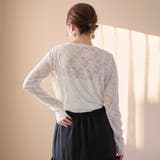 カットレース クルーネック 長袖トップス | coen【women】 | 詳細画像5