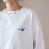 coen（コーエン）ロゴ刺繍 ユニロンT | coen【women】 | 詳細画像13 