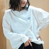 WHITE | 【再入荷/新色登場】coen（コーエン）ロゴ刺繍 ユニロンT | coen【women】