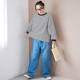 【リニューアル】USAコットン ボリュームスリーブロンT | coen【women】 | 詳細画像12 