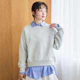【PENNEYS（ぺニーズ）別注】ロゴ刺繍 裏毛ラグランスウェット | coen【women】 | 詳細画像4 