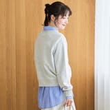 【PENNEYS（ぺニーズ）別注】ロゴ刺繍 裏毛ラグランスウェット | coen【women】 | 詳細画像5 