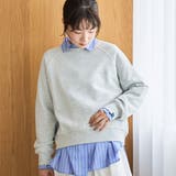 NATURAL | 【PENNEYS（ぺニーズ）別注】ロゴ刺繍 裏毛ラグランスウェット | coen【women】