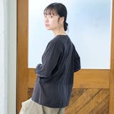 レイヤード風シアー長袖トップス | coen【women】 | 詳細画像11 