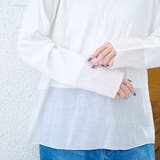 レイヤード風シアー長袖トップス | coen【women】 | 詳細画像7 