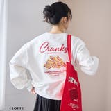 【CRUNKY(クランキー)/別注】アソートロゴ裏毛スウェット | coen【women】 | 詳細画像5