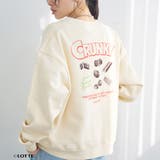 NATURAL | 【CRUNKY(クランキー)/別注】アソートロゴ裏毛スウェット | coen【women】