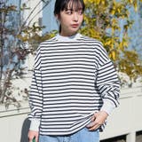 【WEB限定】USAコットンリピロンT / アソートロングスリーブTシャツ | coen【women】 | 詳細画像1