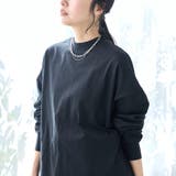 BLACK | 【WEB限定】USAコットンリピロンT / アソートロングスリーブTシャツ | coen【women】