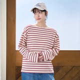 ブークレ ボーダーボートネックトップス | coen【women】 | 詳細画像4