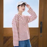 ブークレ ボーダーボートネックトップス | coen【women】 | 詳細画像5