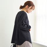 シアーワッフル ヘンリーネックロンT | coen【women】 | 詳細画像12 