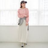 シアーワッフル ヘンリーネックロンT | coen【women】 | 詳細画像18 