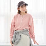 シアーワッフル ヘンリーネックロンT | coen【women】 | 詳細画像21 