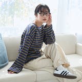 ブークレ ボーダーボートネックトップス(ネイビー) | coen【women】 | 詳細画像6