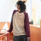 コットンナイロンシアークルー ラグランロンT【インフルエンサー紹介アイテム】 | coen【women】 | 詳細画像12