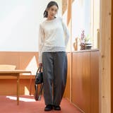 プリーツレース クルーネック 長袖トップス | coen【women】 | 詳細画像2 