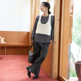 【リニューアルして新登場◎】袖チュール切替ロングスリーブTシャツ | coen【women】 | 詳細画像10