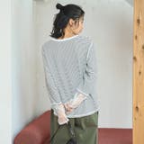【リニューアルして新登場◎】袖チュール切替ロングスリーブTシャツ | coen【women】 | 詳細画像27